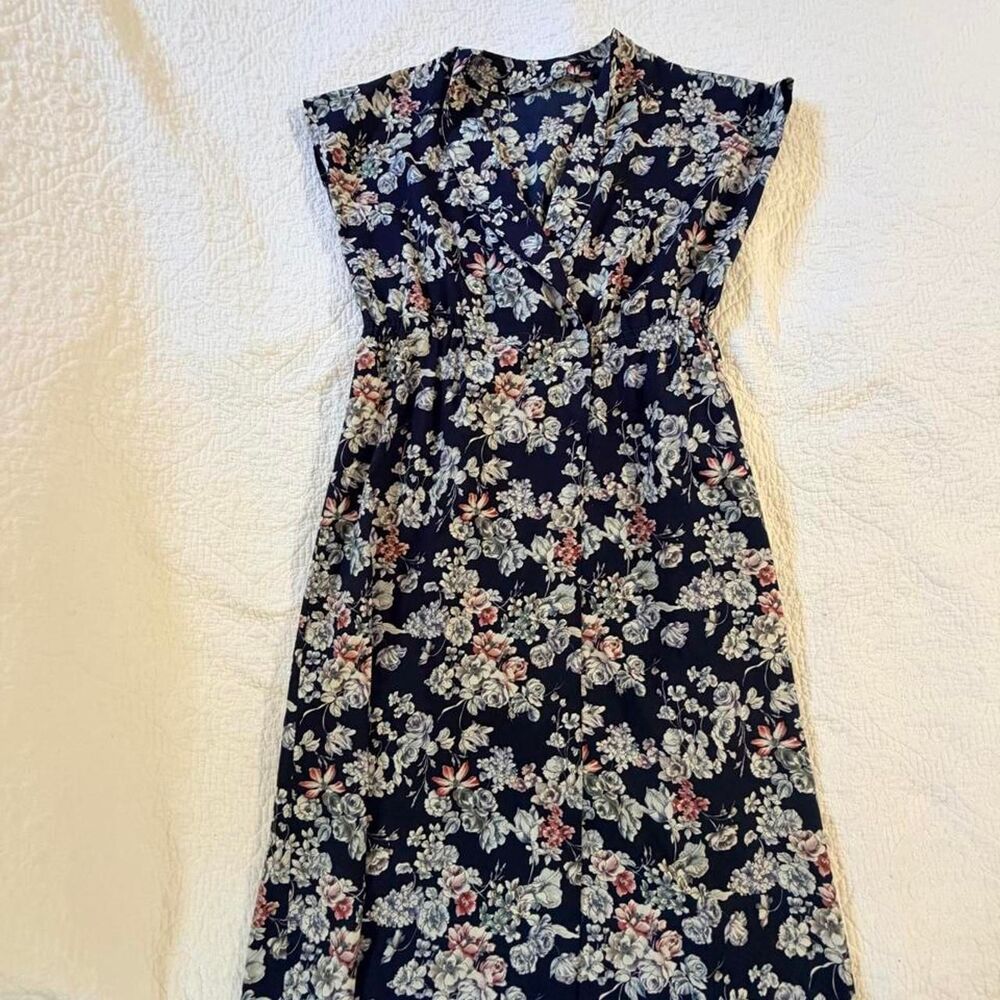 Unbranded Women's Blue and Navy Dress